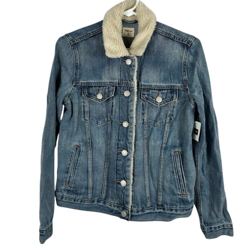 Gap Button Close Denim Jacket Size XS